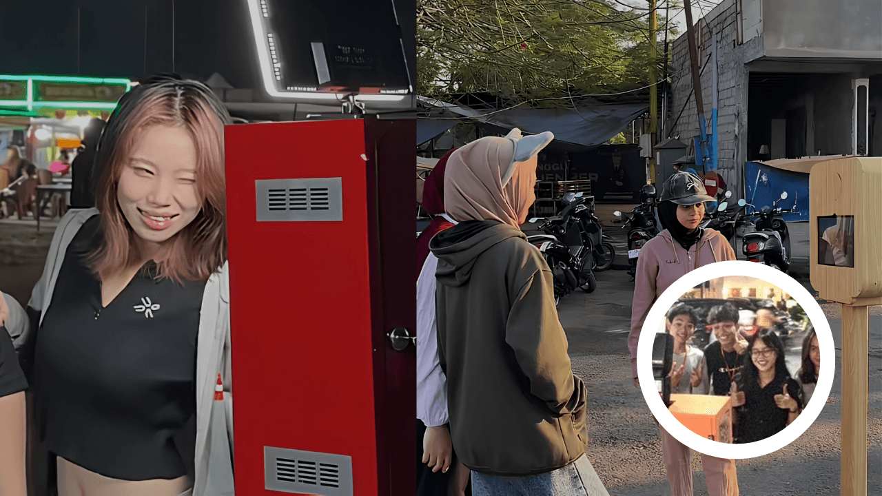 Lagi Ngetren stan photobooth di Jalan CFD, berapaan harganya?